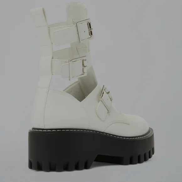 Shoe dazzle size 8 booties in white - Picture 4 of 12
